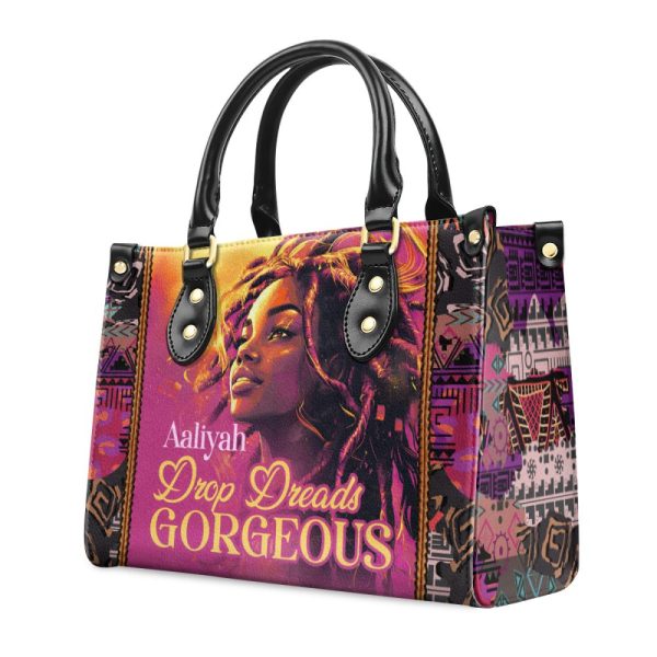 Drop Dreads Gorgeous - Personalized Leather Handbag
