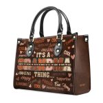 It Is A Grandma Thing - Personalized Leather Handbag Sblhblm2509T