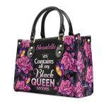 Black Queen Secrets  - Personalized Leather Hand Bag Stb77