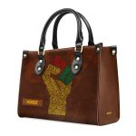 Black History Month - Personalized Leather Handbag Stb190B