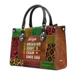 Juneteenth - Personalized Leather Hand Bag Sblhbha24