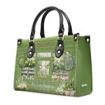 And She Lived Happily Ever After - Personalized Leather Handbag Sblhbt78