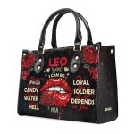 I Can Be Mean - Personalized Leather Handbag Sbt37