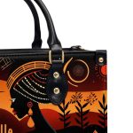 Black Beauty - Personalized Leather Handbag Sb108