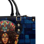 Black Mom Magic - Personalized Leather Handbag - Sb14