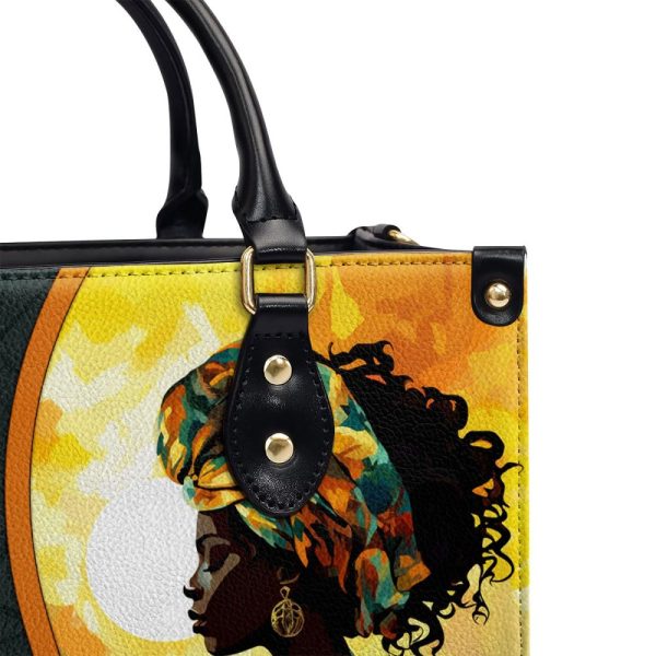 Melanin Glow - Personalized Leather Handbag - Sb17
