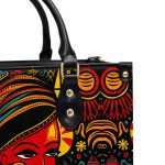 The Black Origin - Personalized Leather Handbag With Unique Texture Stb18B