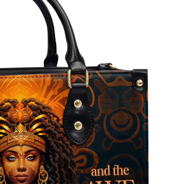 Let The Dreads Drop - Personalized Leather Handbag Stb40