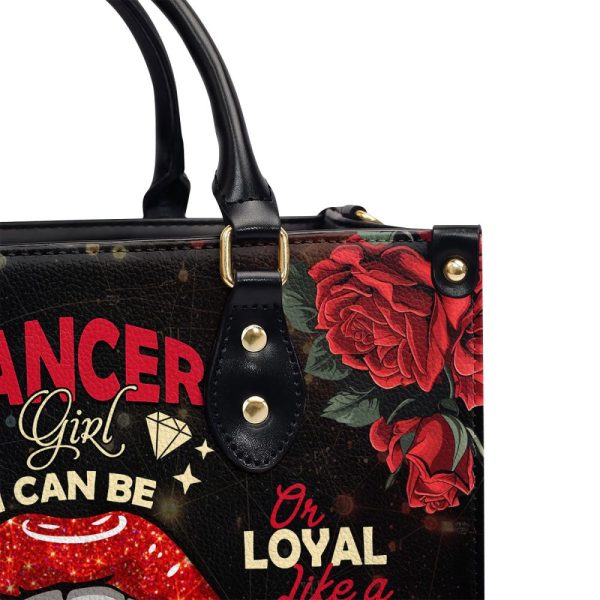 I Can Be Mean - Personalized Leather Handbag Sbt37