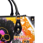 Started From The Bottom Now We Are Here - Personalized Leather Handbag Sblhbltn2384T