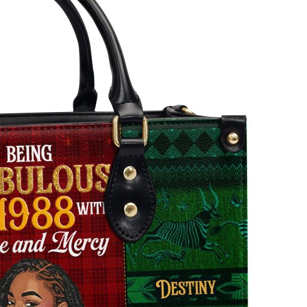 Being Fabulous - Personalized Leather Handbag