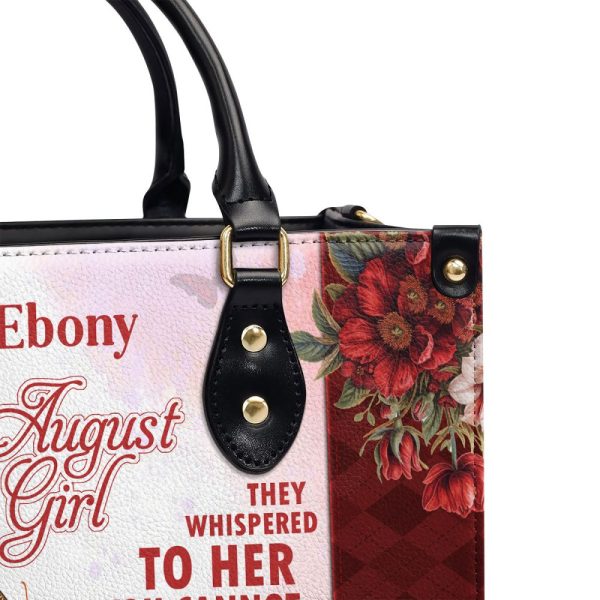 I Am The Storm - Personalized Leather Handbag Sbt36