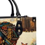 A Gorgeous Black Queen - Personalized Leather Handbag Sblhblm1097Ta