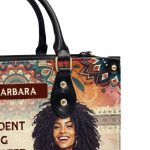 She Is - Personalized Leather Handbag