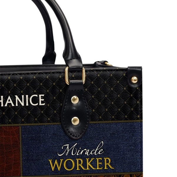 Way Maker - Personalized Leather Handbag Mb51
