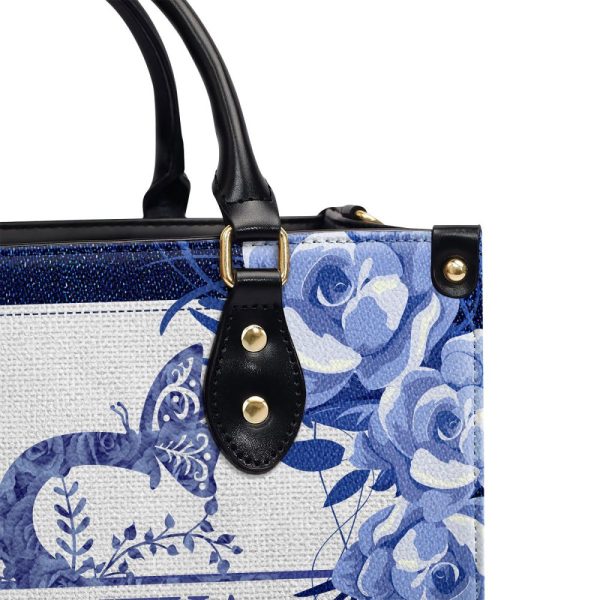 Initial Letter - Personalized Leather Handbag Sb97