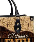 Faith Over Fear - Personalized Leather Handbag