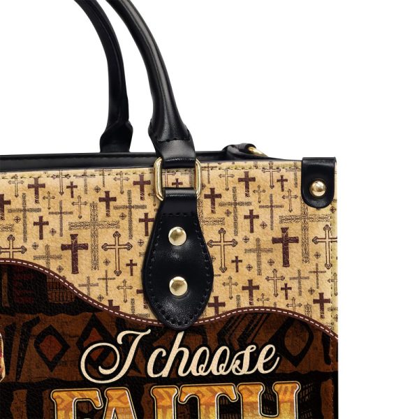Faith Over Fear - Personalized Leather Handbag