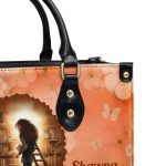 Just A Girl Who Loves Books - Personalized Leather Handbag Stb179