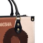 Life Is Tough But So Am I - Personalized Leather Hand Bag Stb101