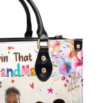 Livin That Mom Life - Personalized Leather Handbag Sblhbltn2345D