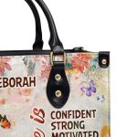 She Is Beautiful - Personalized Leather Handbag