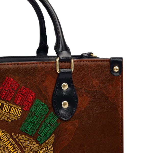 Black History Month - Personalized Leather Handbag Stb190B