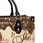 She Knows - Personalized Leather Handbag