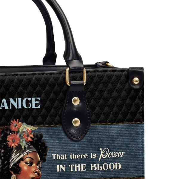I Still Believe In Amazing Grace - Personalized Leather Handbag Mb52