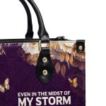 God Working It Out For Me - Personalized Leather Handbag