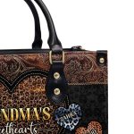 Grandma Sweetheart - Personalized Leather Handbag Sblhblm1439M