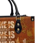 She Is Strong - Personalized Leather Handbag Stb180