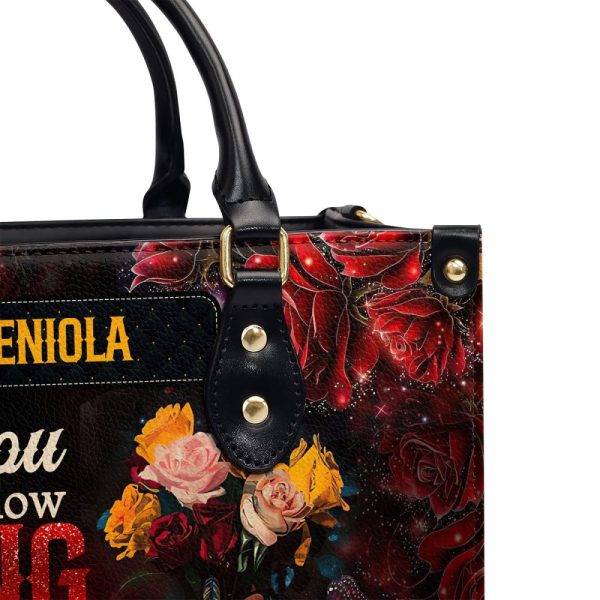 You Never Know How Strong You Are - Personalized Leather Handbag Sblhblm2133Ta