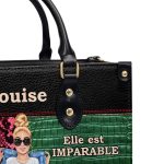 Elle Est Forte - Personalized Leather Hand Bag Sblhbt68