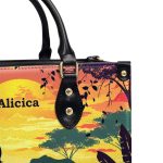 Afrocentrism 07 - Personalized Leather Handbag Sbt07