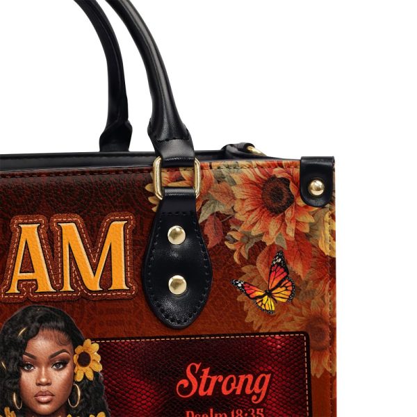 I Am - Personalized Leather Handbag