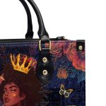 She'S Stronger Than You Believe - Personalized Leather Handbag Sblhblm1143M