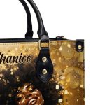 Born With The Magic - Personalized Leather Hand Bag Stb89