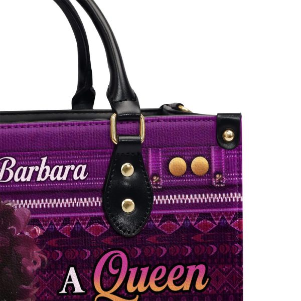 Black Queen - Personalized Leather Handbag