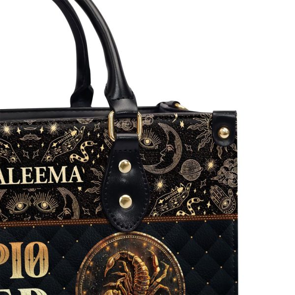 Sister Zodiac Sign - Personalized Leather Handbag Sblhblm2071M