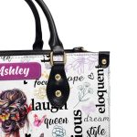 Strong Bold Harmonious - Personalized Leather Handbag Sblhbha12