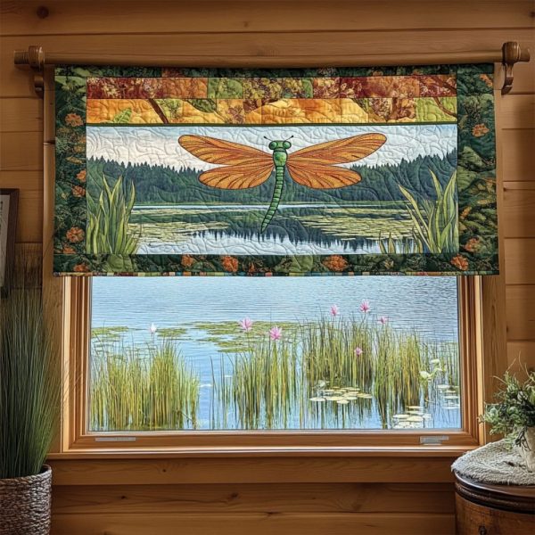 Wandering Wings Quilted Valance