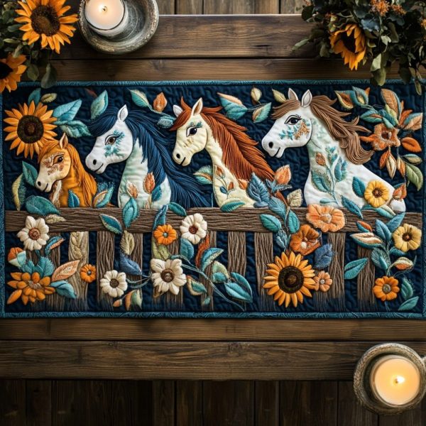 Western Beauty Quilted Table Runner