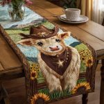 Western Mane Quilted Table Runner