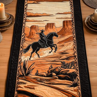 Western Trails Quilted Table Runner