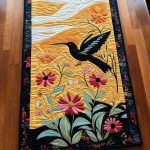 Whimsical Whirl Quilted Table Runner
