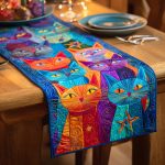 Whisker Wonderland Quilted Table Runner