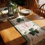 Whispering Clover Quilted Table Runner