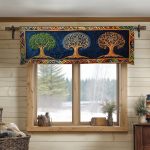 Whispering Leaves Quilted Valance