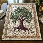 Whispering Willows Quilted Table Runner